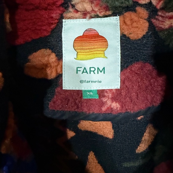 Farm Rio - women’s fluffy knee length jacket - Picture 3 of 5